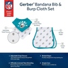 image:imageGerber Baby Nfl Team Bandana Bibs and Burp Cloth SetDolphins