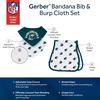 image:imageGerber Baby Nfl Team Bandana Bibs and Burp Cloth SetEagles