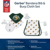 image:imageGerber Baby Nfl Team Bandana Bibs and Burp Cloth SetPackers