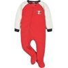 image:imageGerber Unisex Baby Toddler Fleece Footed Pajamas 2PackRed Black Snowman