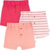 image:imageGerber Baby 3Pack Knit ShortsPink