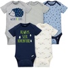 image:imageGerber Baby 5 Pack Onesies Hedgehog NB