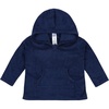 image:imageGerber Baby Toddler Hooded Kangaroo Pocket Terry Cover UpNavy