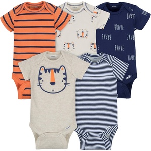 image:imageGerber Baby 5 Pack Onesies Tiger 36