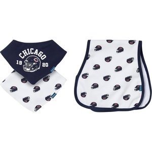 image:imageGerber Baby Nfl Team Bandana Bibs and Burp Cloth SetBears