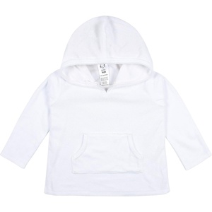 image:imageGerber Baby Toddler Hooded Kangaroo Pocket Terry Cover UpWhite