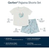 image:imageGerber Baby Boys 2piece Pajama Set Polyester Flame Resistant Shortsleeve Top amp ShortsSea