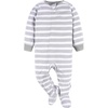 image:imageGerber Baby Fleece Footed Pajamas 3packSafari