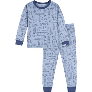 image:imageGerber Baby Boys Toddler Snug Fit 2piece Pajama SetBlue Tools