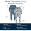 image:imageGerber Baby Boys 4Pack Footed PajamasDino and Arctic Animals