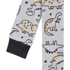 image:imageGerber Baby Boys 4Pack Footed PajamasDinosaurs Space Grey