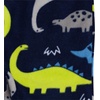 image:imageGerber Baby Boys Flame Resistant Fleece Footed Pajamas 2PackBlue Dinos