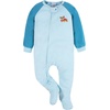 image:imageGerber Baby Boys Flame Resistant Fleece Footed Pajamas 2PackBlue Dogs