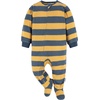 image:imageGerber Baby Boys Flame Resistant Fleece Footed Pajamas 2PackDinos  Wide Stripe