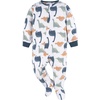 image:imageGerber Baby Boys Flame Resistant Fleece Footed Pajamas 2PackDinos  Wide Stripe