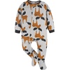 image:imageGerber Baby Boys Flame Resistant Fleece Footed Pajamas 2PackGrey Moose