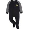 image:imageGerber Baby Boys Flame Resistant Fleece Footed Pajamas 2PackGrey Space