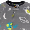 image:imageGerber Baby Boys Flame Resistant Fleece Footed Pajamas 2PackGrey Space