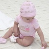 image:imageGerber Baby Girls Cap and Mitten SetsPink Princess