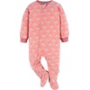 image:imageGerber Baby Girls Toddler Fleece Footed Pajamas 3packPink Flamingos