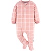 image:imageGerber Baby Girls Toddler Fleece Footed Pajamas 3packPink Floral