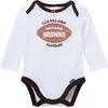 image:imageGerber NFL Baby Girls 3Piece Onesie Bodysuit Pants amp Headband SetBrowns