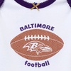 image:imageGerber NFL Baby Girls 3Piece Onesie Bodysuit Pants amp Headband SetRavens