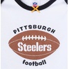 image:imageGerber NFL Baby Girls 3Piece Onesie Bodysuit Pants amp Headband SetSteelers