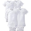 image:imageGerber ShortSleeve White Onesies  4 Pack 24 Months