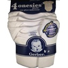 image:imageGerber Unisex Baby 4 Pack OnesiesWhite