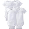 image:imageGerber ShortSleeve White Onesies  4 Pack 24 Months