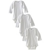 image:imageGerber UnisexBaby Newborn 3 Pack Longsleeve Onesie White 03 Months