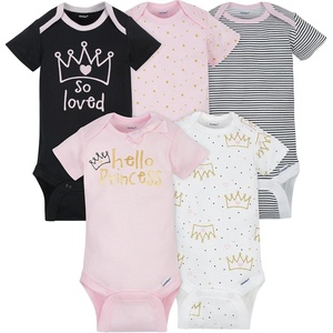 image:imageGerber Baby 5 Pack Onesies Princess 03