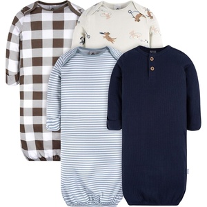 image:imageGerber Baby Boys 4pack Sleeper GownNavy Dogs