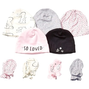image:imageGerber Baby Girls Cap and Mitten SetsBunny Love