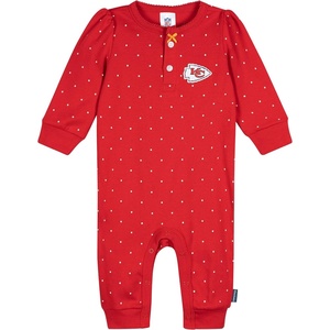 image:imageGerber NFL Baby Girls Team Footless CoverallChiefs