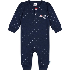 image:imageGerber NFL Baby Girls Team Footless CoverallPatriots