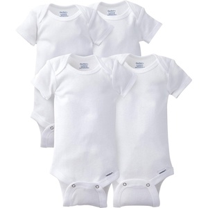 image:imageGerber ShortSleeve White Onesies  4 Pack 24 Months