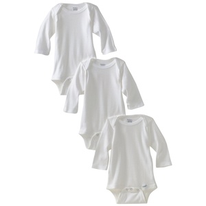 image:imageGerber UnisexBaby Newborn 3 Pack Longsleeve Onesie White 03 Months