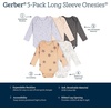 image:imageGerber Baby 6 Pack Longsleeve Onesies BodysuitStarry Adventures