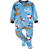 image:imageGerber Baby Boys 2Pack Flame Resistant Fleece Footed PajamasBlue Dogs