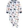 image:imageGerber Baby Boys 2Pack Flame Resistant Fleece Footed PajamasDinos  Wide Stripe
