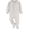 image:imageGerber Baby Boys amp Girls 3Pack Fleece Footed PajamasMoons