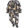 image:imageGerber Baby Boys amp Girls 3Pack Fleece Footed PajamasSafari