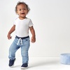 image:imageGerber Baby amp Toddler Boys amp Girls Rib Waist Stretch Denim Skinny JeansLight Blue Denim