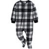 image:imageGerber Baby amp Toddler Fleece Footed Pajamas 2PackGrey Fairisle