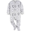 image:imageGerber Baby amp Toddler Fleece Footed Pajamas 2PackGrey Snowmen