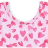 image:imageGerber Baby amp Toddler Girls Buttery Soft Short Sleeve Dress w EucalyptusHeart Felt