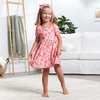 image:imageGerber Baby amp Toddler Girls Buttery Soft Short Sleeve Dress w EucalyptusJust Peachy
