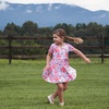 image:imageGerber Baby amp Toddler Girls Buttery Soft Short Sleeve Dress w EucalyptusLilac Garden